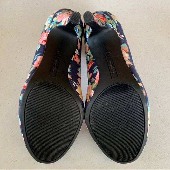 Kelly & Katie Isabel floral round toe pump mint - Picture 8 of 9